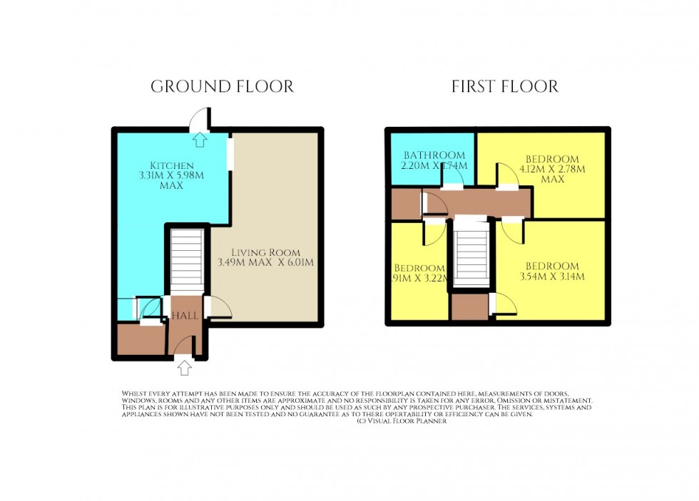 Floorplan for Broadwater Crescent, Stevenage, Hertfordshire