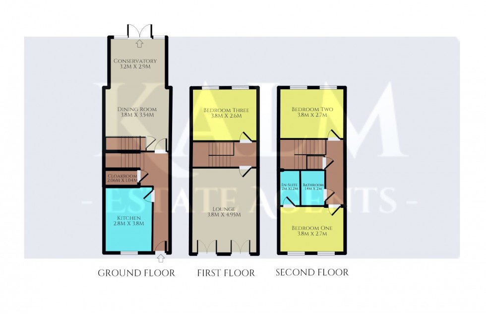 Floorplan for Cleveland Way, Stevenage, Hertfordshire