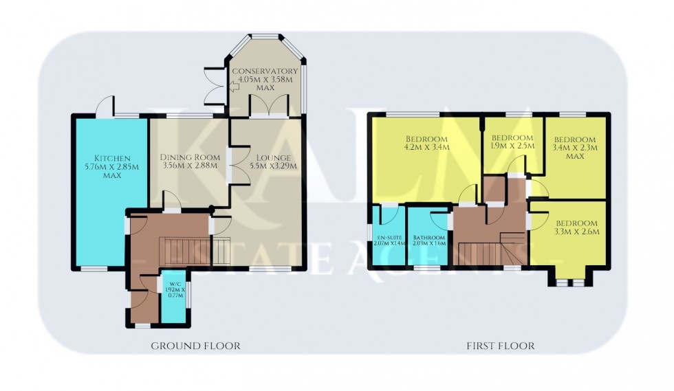 Floorplan for Beane Avenue, Stevenage, Hertfordshire