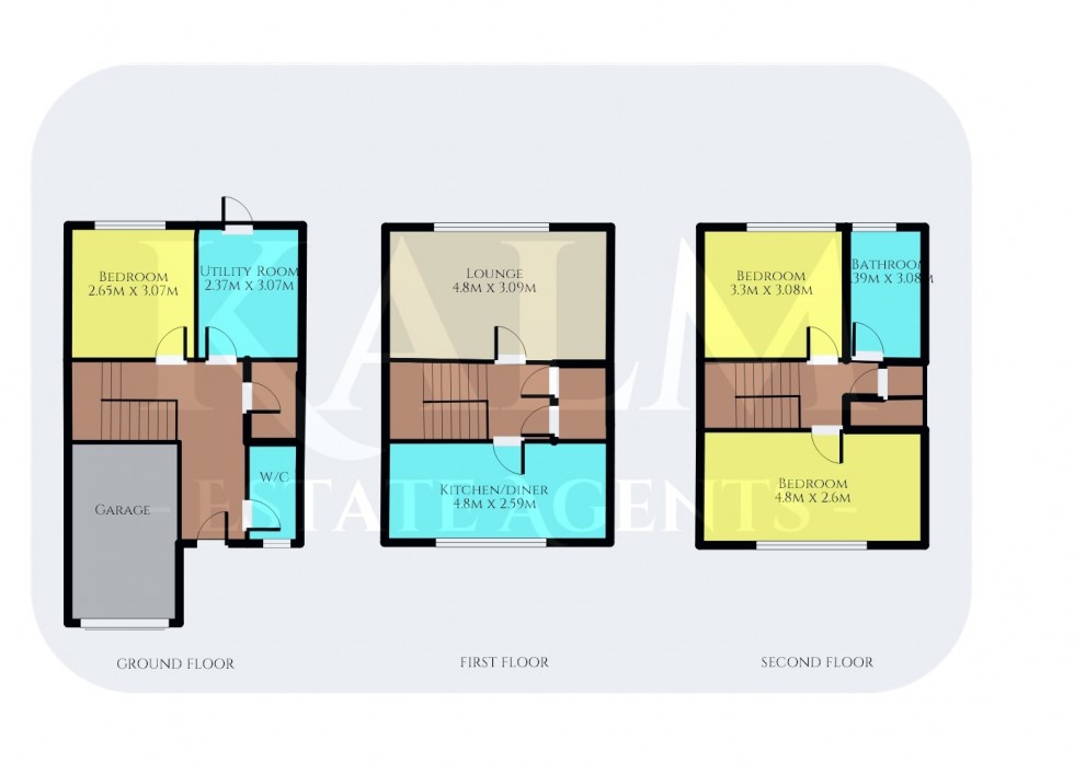 Floorplan for Scarborough Avenue, Stevenage, Hertfordshire