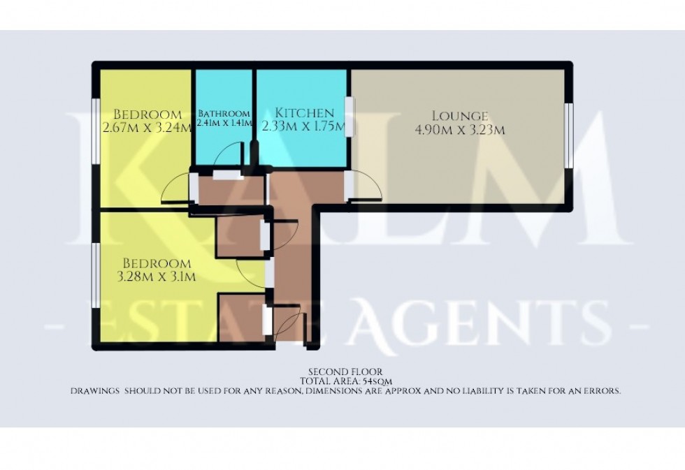 Floorplan for Keller Close, Stevenage, Hertfordshire