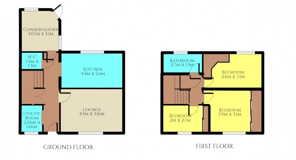 Floorplan for York Road, Stevenage, Hertfordshire