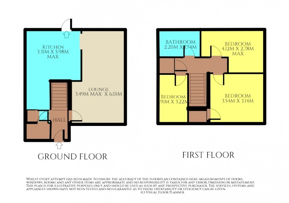 Floorplan for Broadwater Crescent, Stevenage, Hertfordshire