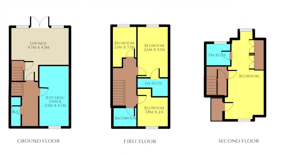 Floorplan for Birdwing Walk, Stevenage, Hertfordshire