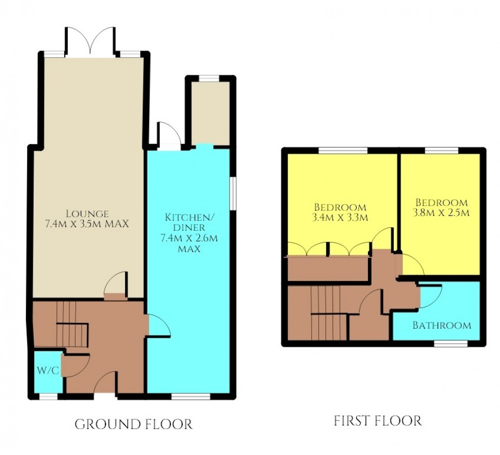 Floorplan for Ridgeway, Stevenage, Hertfordshire