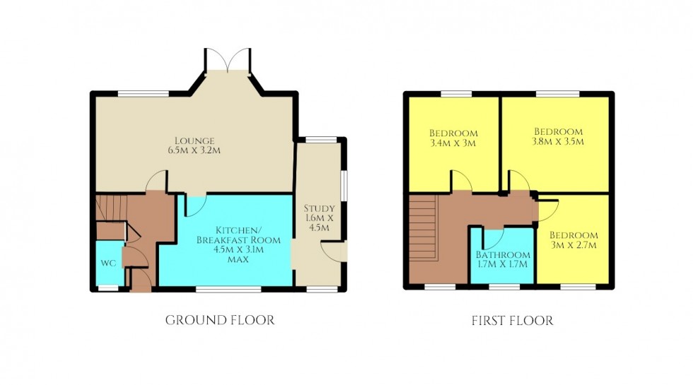 Floorplan for Aston, Stevenage, Hertfordshire