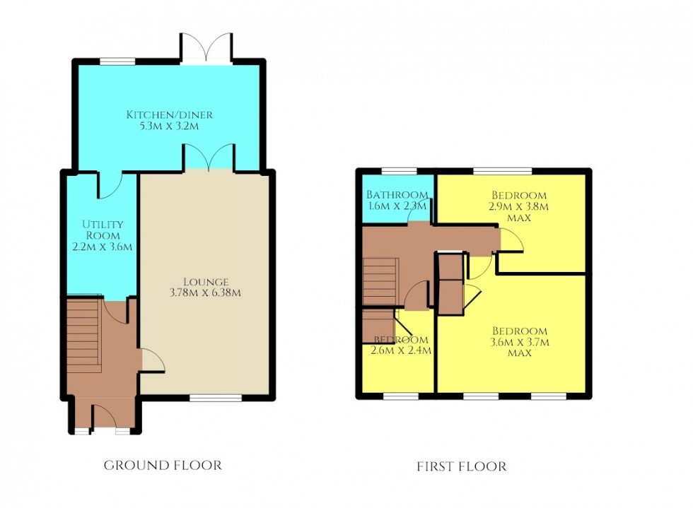 Floorplan for Fallowfield, Stevenage, Hertfordshire