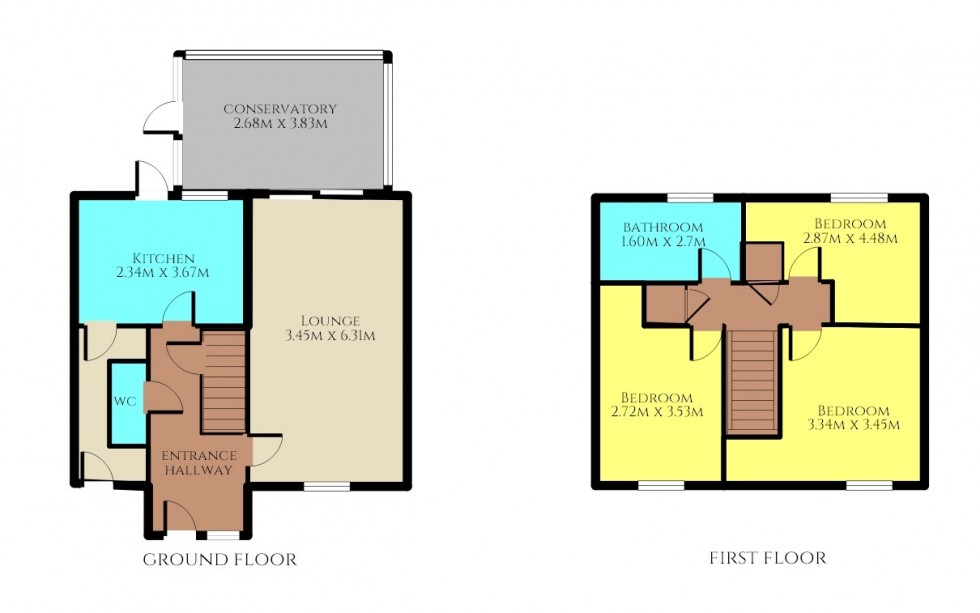 Floorplan for Homestead Moat, Stevenage, Hertfordshire