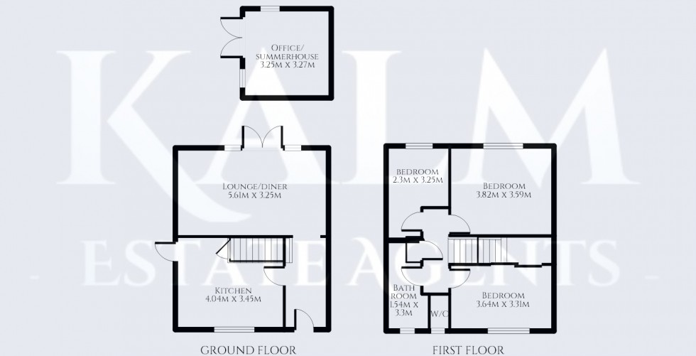 Floorplan for Hudson Road, Stevenage, Hertfordshire