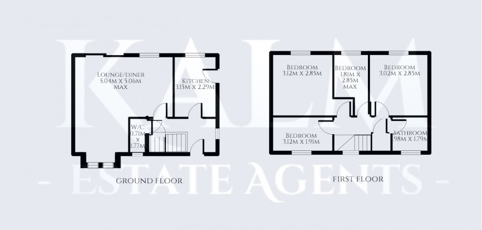 Floorplan for Edmonds Drive, Stevenage, Hertfordshire