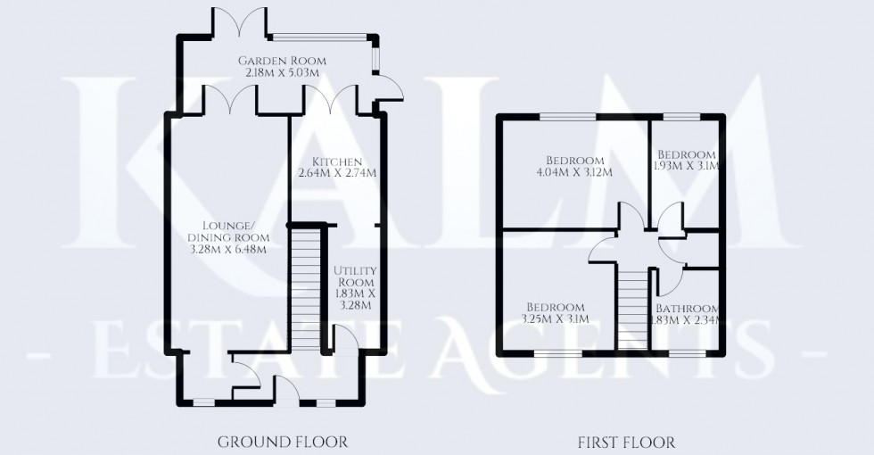 Floorplan for Hillmead, Stevenage, Hertfordshire
