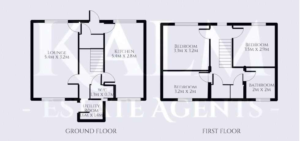 Floorplan for Hopton Road, Stevenage, Hertfordshire