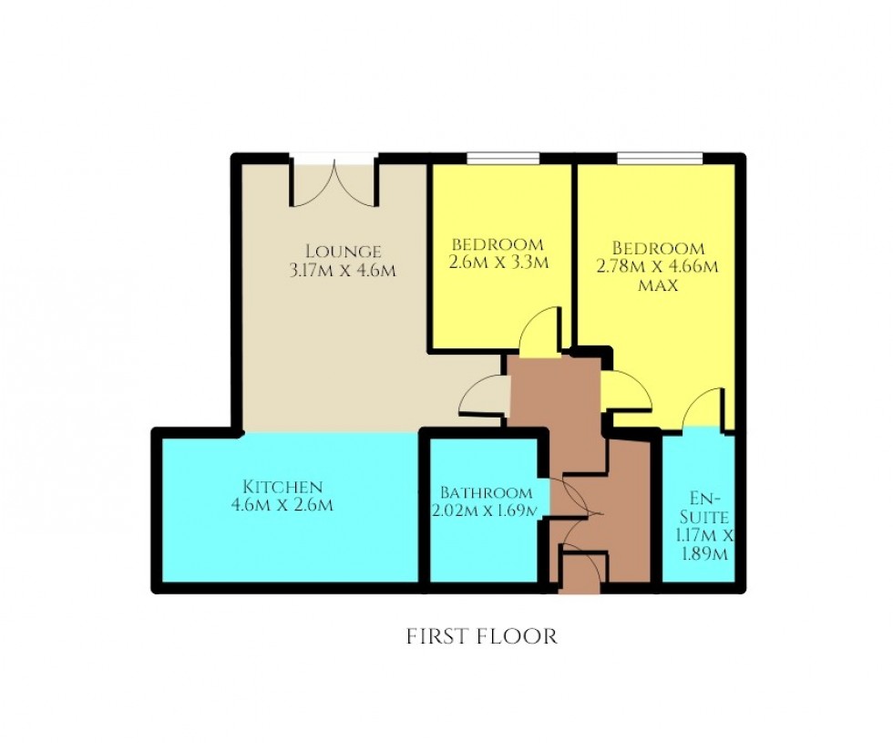 Floorplan for Admiral Drive, Stevenage, Hertfordshire