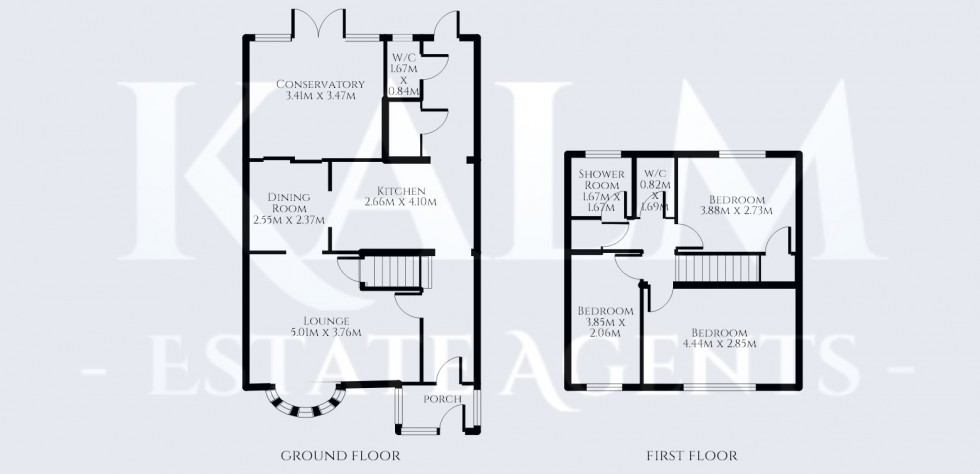 Floorplan for Siddons Road, Stevenage, Hertfordshire