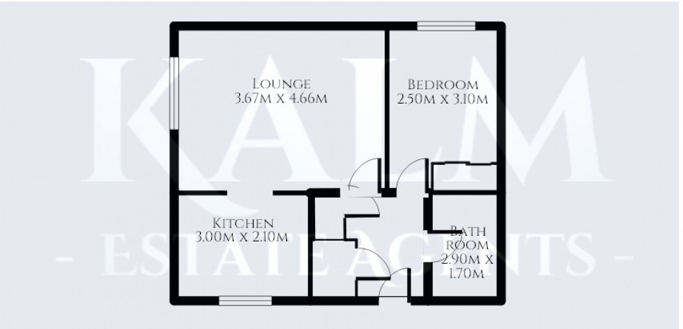 Floorplan for Woburn Close, Stevenage, Hertfordshire