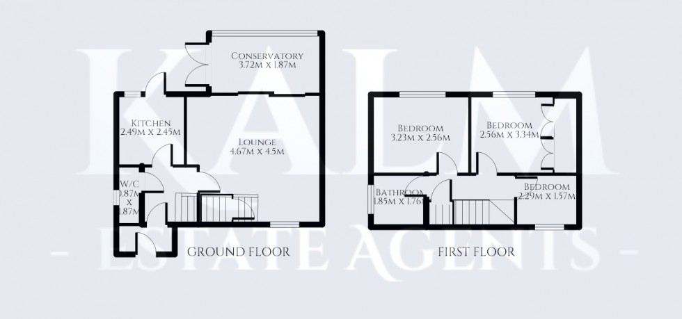 Floorplan for The Pastures, Stevenage, Hertfordshire