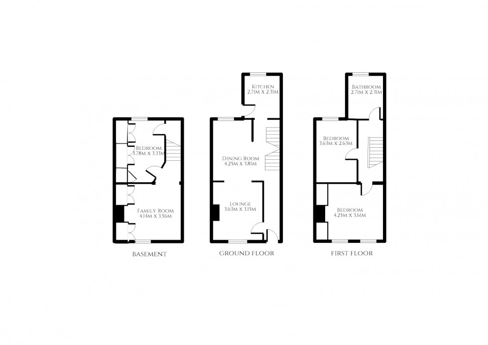 Floorplan for Fanshawe Street, Hertford