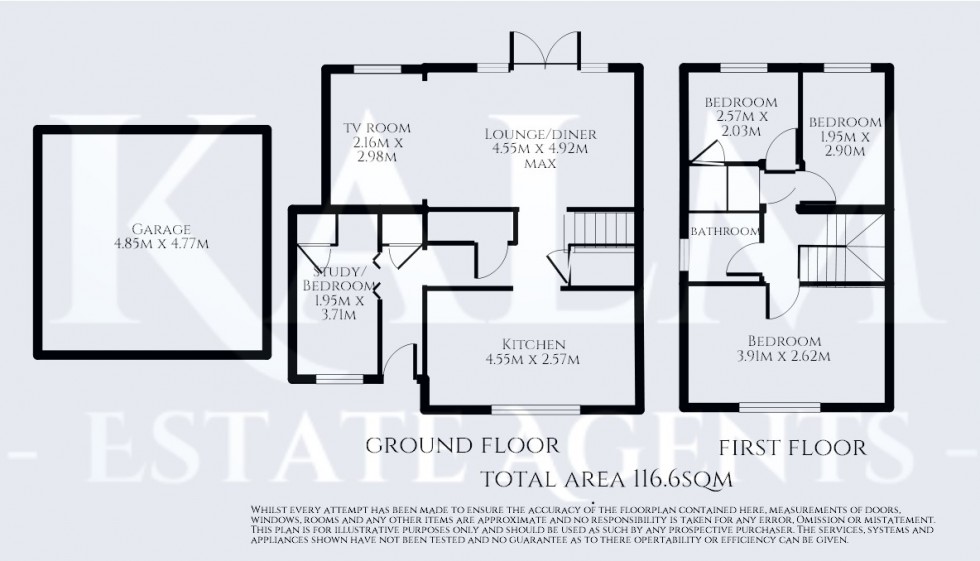 Floorplan for Wadnall Way, Knebworth, Hertfordshire