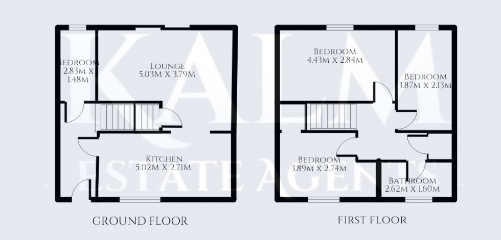 Floorplan for Bernhardt Crescent, Stevenage, Hertfordshire