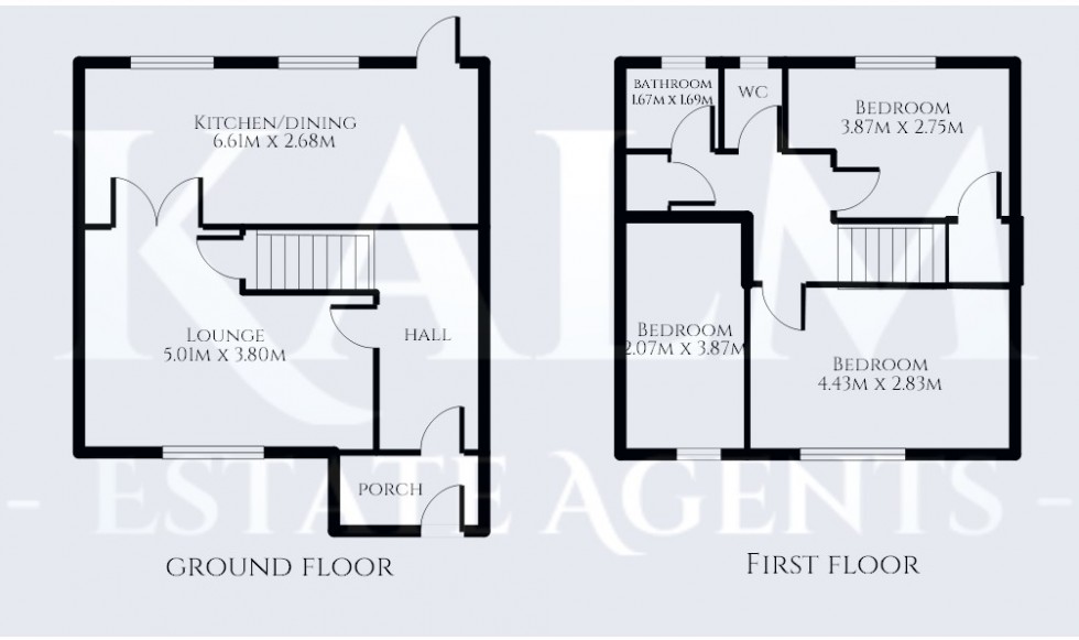 Floorplan for Ferrier Road, Stevenage, Hertfordshire
