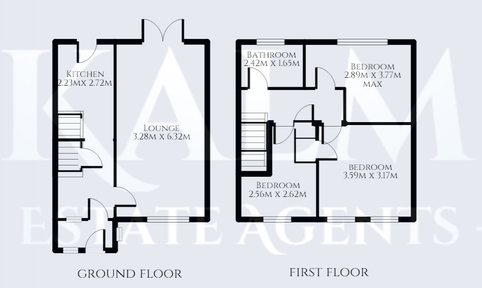 Floorplan for Fallowfield, Stevenage, Hertfordshire