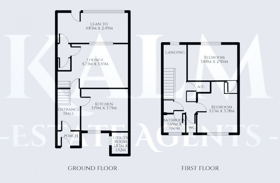 Floorplan for Abbots Grove, Stevenage, Hertfordshire