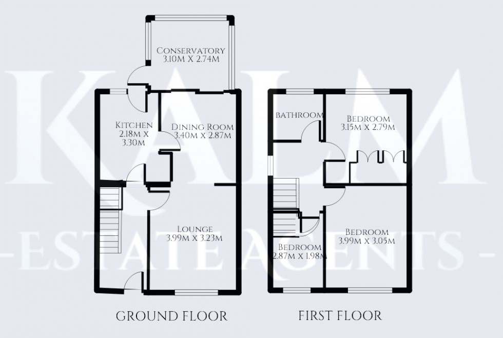 Floorplan for Orchard Way, Knebworth, Hertfordshire