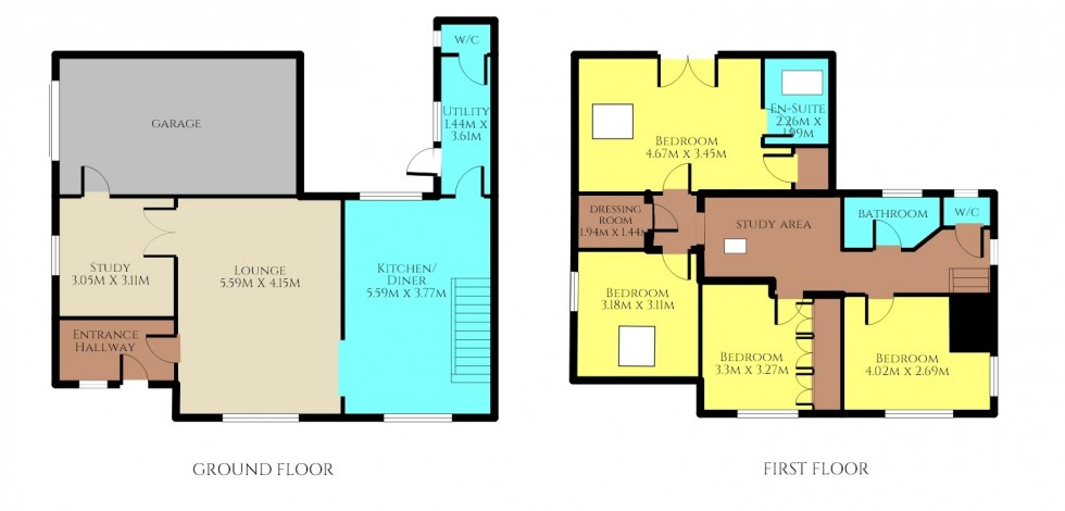 Floorplan for Walkern, Stevenage, Hertfordshire