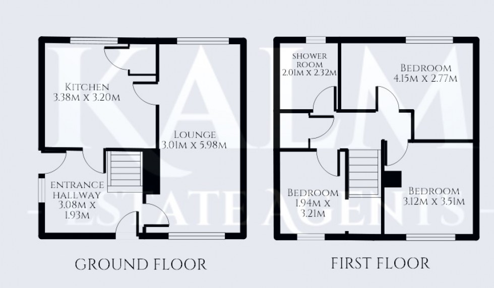 Floorplan for Marymead Drive, Stevenage, Hertfordshire