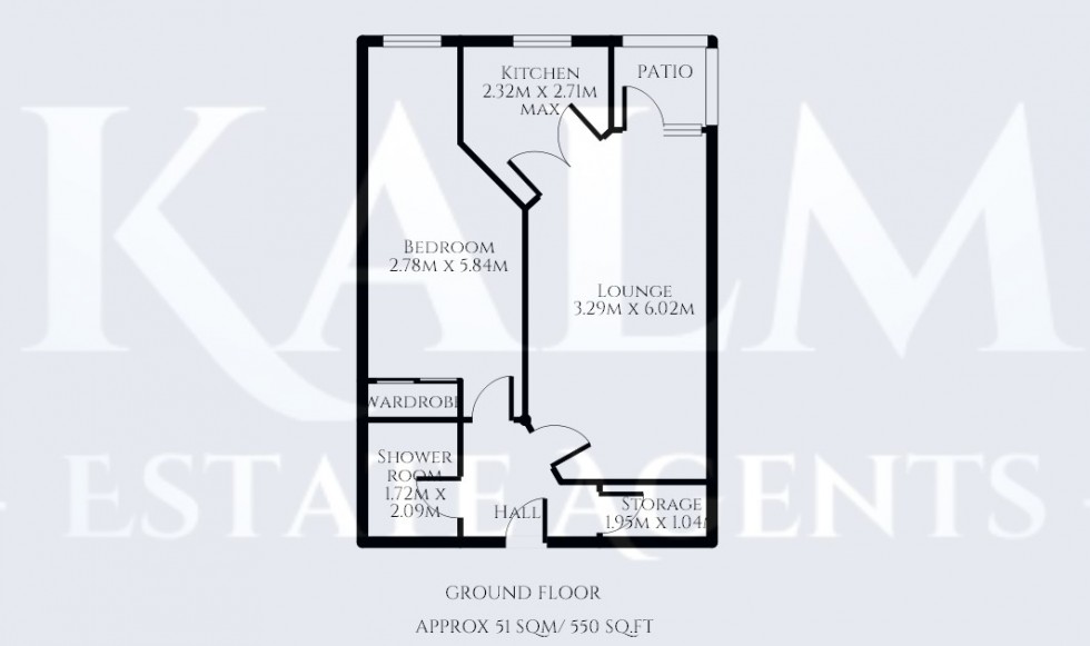Floorplan for Danestrete, Stevenage, Hertfordshire