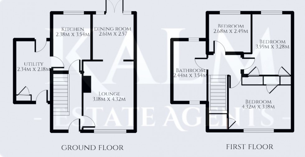 Floorplan for St Margarets, Stevenage, Hertfordshire