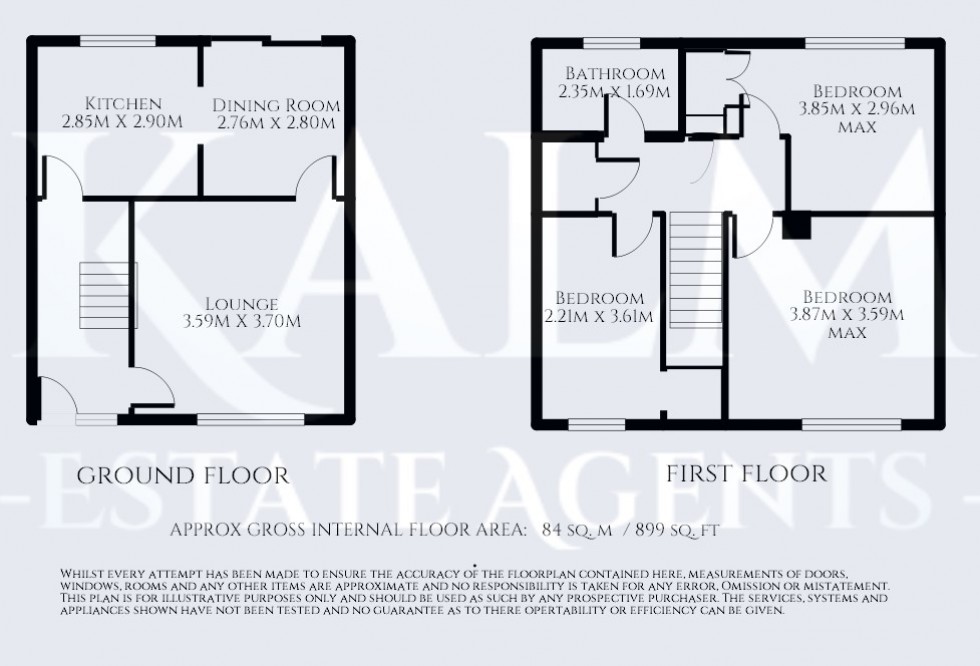 Floorplan for Edison Road, Stevenage, Hertfordshire