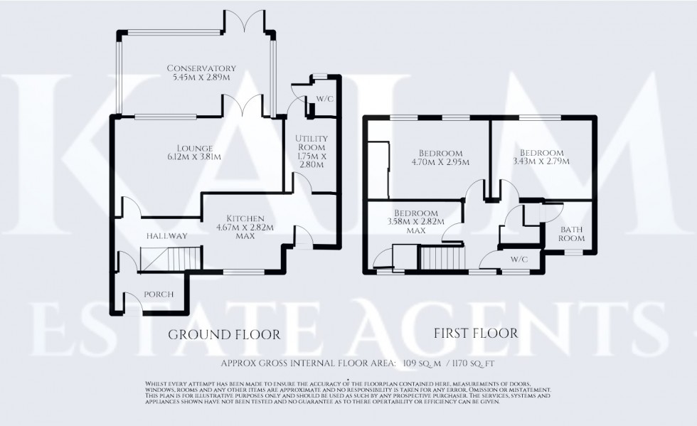Floorplan for Oaks Cross, Stevenage, Hertfordshire