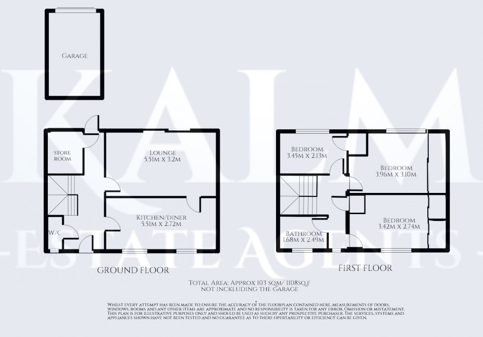Floorplan for Wisden Road, Stevenage, Hertfordshire