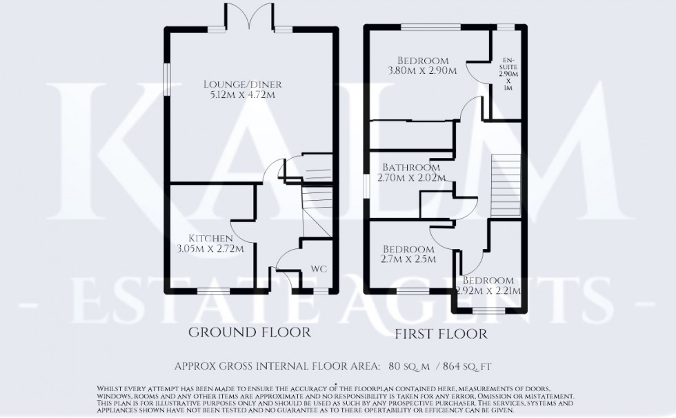 Floorplan for Old Rectory Drive, Hatfield, Hertfordshire