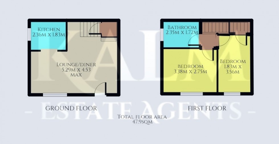 Floorplan for Colwyn Close, Stevenage, Hertfordshire