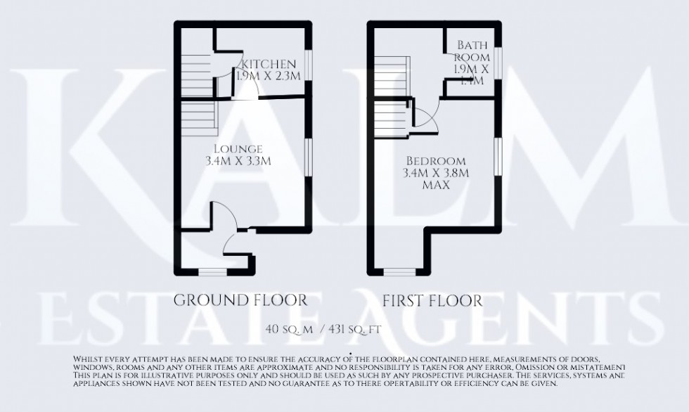 Floorplan for Pascal Way, Letchworth Garden City, Hertfordshire