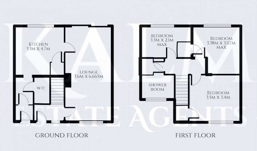 Floorplan for Long Leaves, Stevenage, Hertfordshire