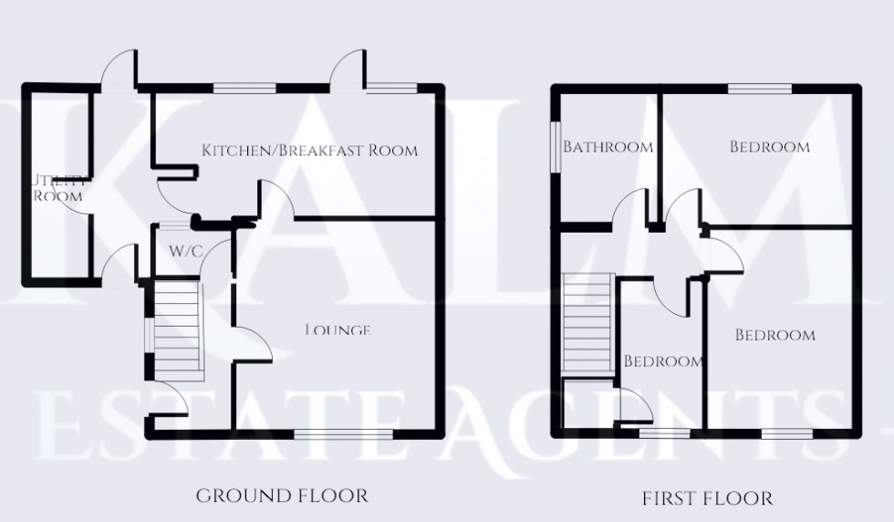 Floorplan for Bedwell Crescent, Stevenage, Hertfordshire