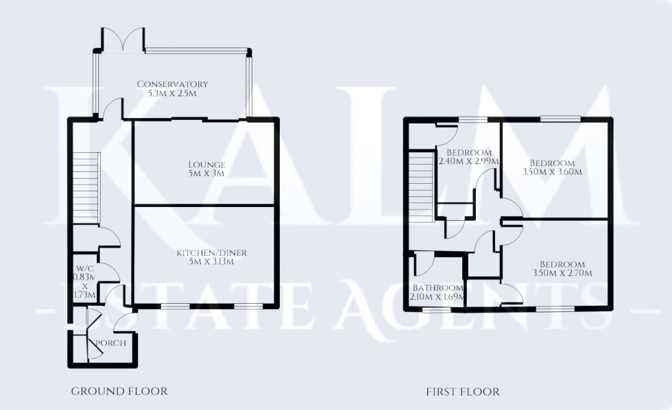 Floorplan for Balmoral Close, Stevenage, Hertfordshire