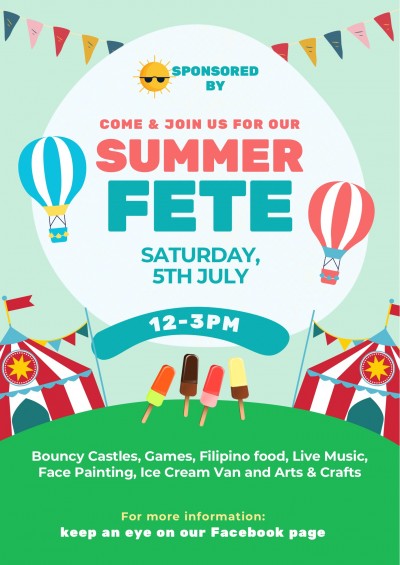 Kalm Estate Agents sponsoring St Margaret Clitherow Summer Fete 2025
