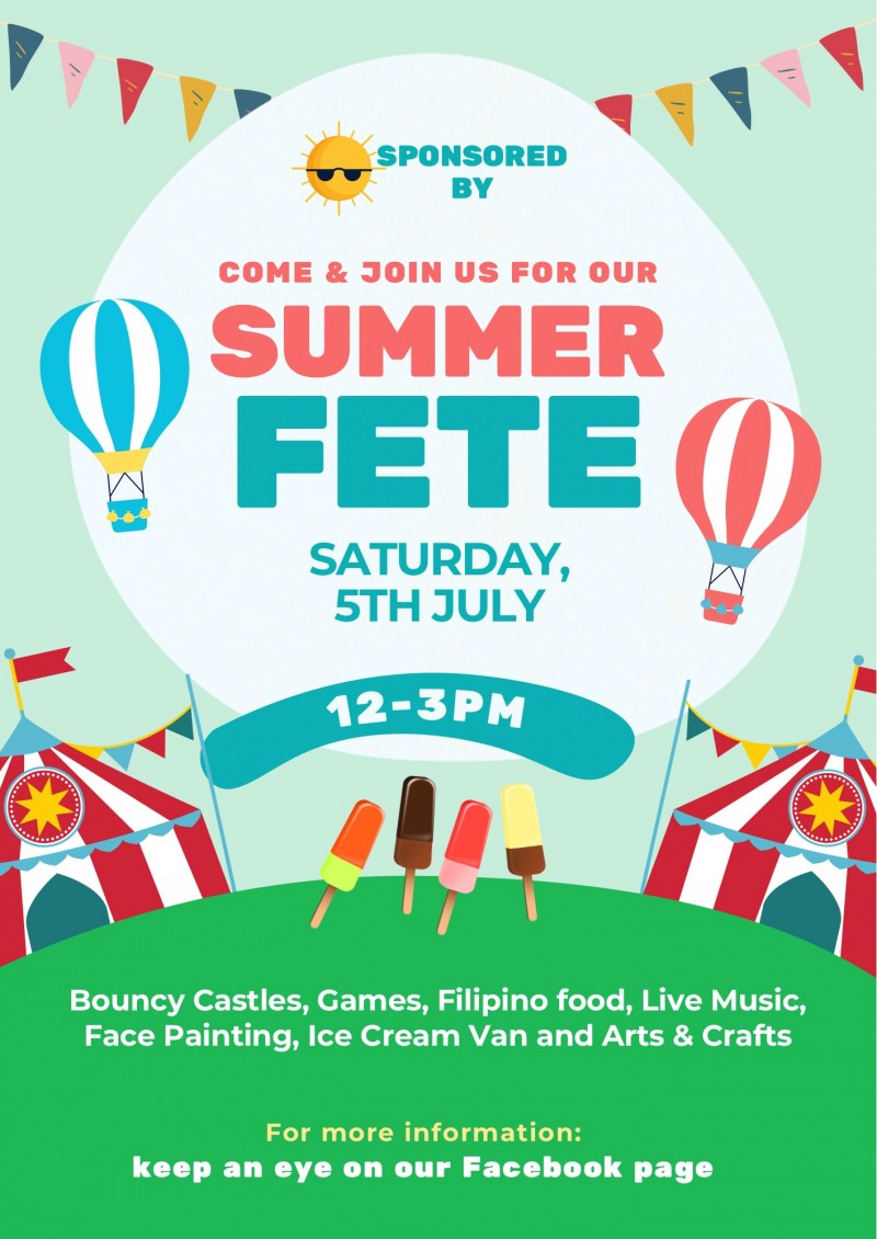 Kalm Estate Agents sponsoring St Margaret Clitherow Summer Fete 2025